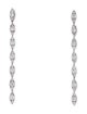 Earrings 18K 1.12ctw Diamond Line Drop Earrings