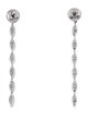 Earrings 18K 1.12ctw Diamond Line Drop Earrings