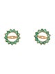 Earrings 14K Emerald Earring Enhancers