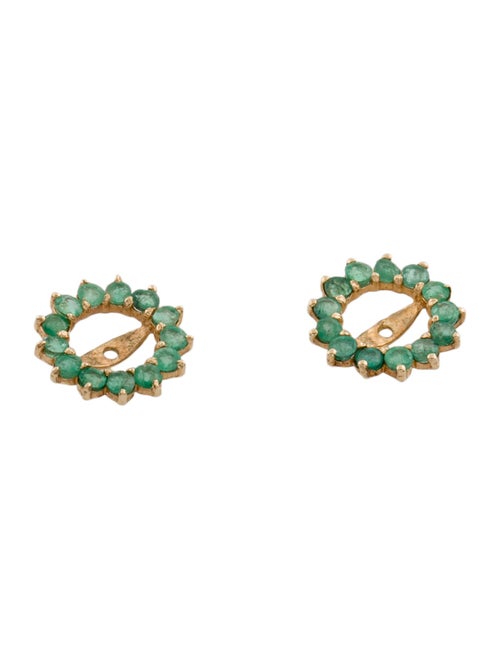 Earrings 14K Emerald Earring Enhancers
