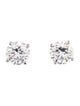 Earrings 14K 2.14cts Lab-Grown Diamond Solitaire Stud Earrings