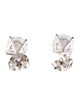 Earrings 14K 2.14cts Lab-Grown Diamond Solitaire Stud Earrings