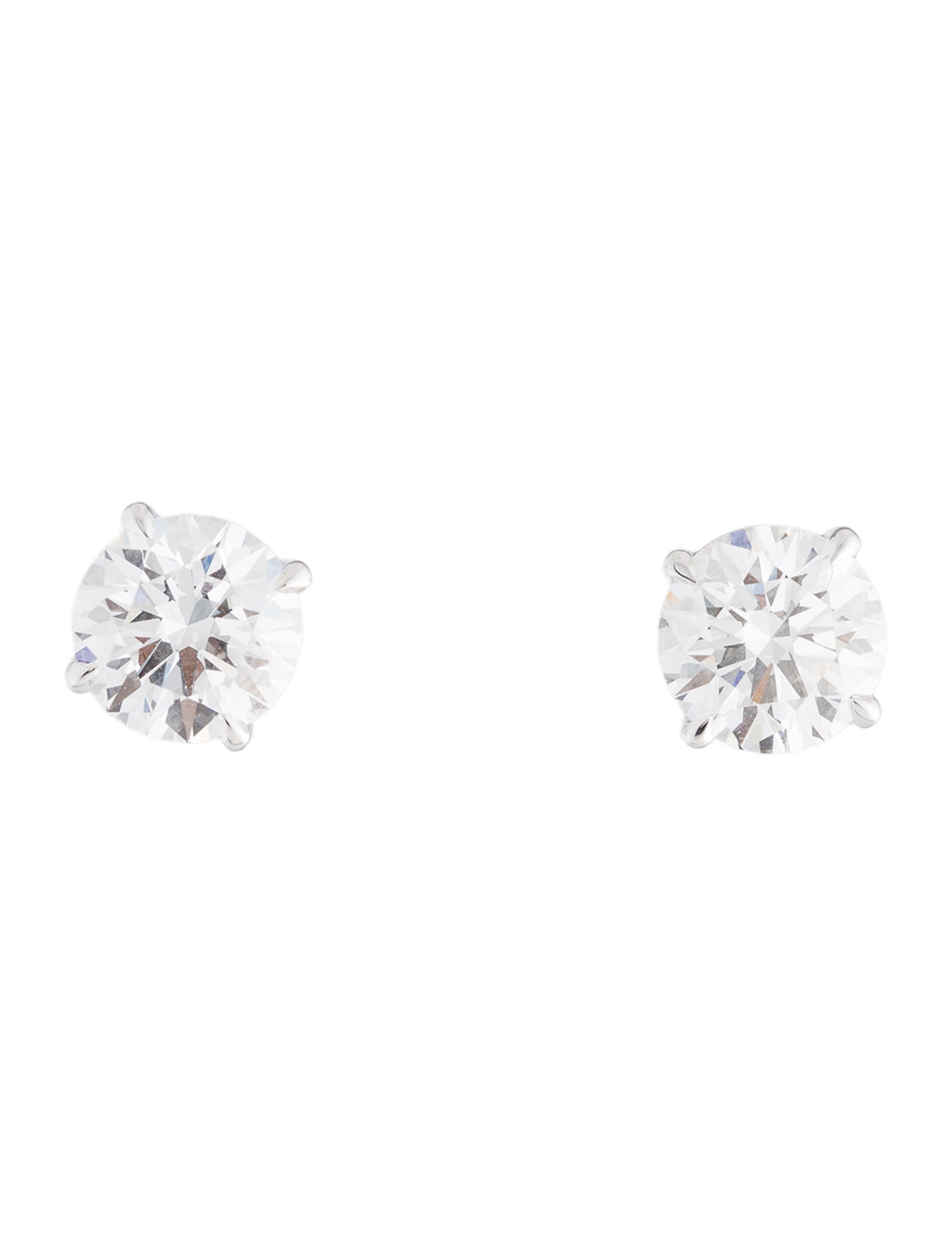 Earrings 14K 7.15ctw Lab-Grown Diamond Solitaire Stud Earrings