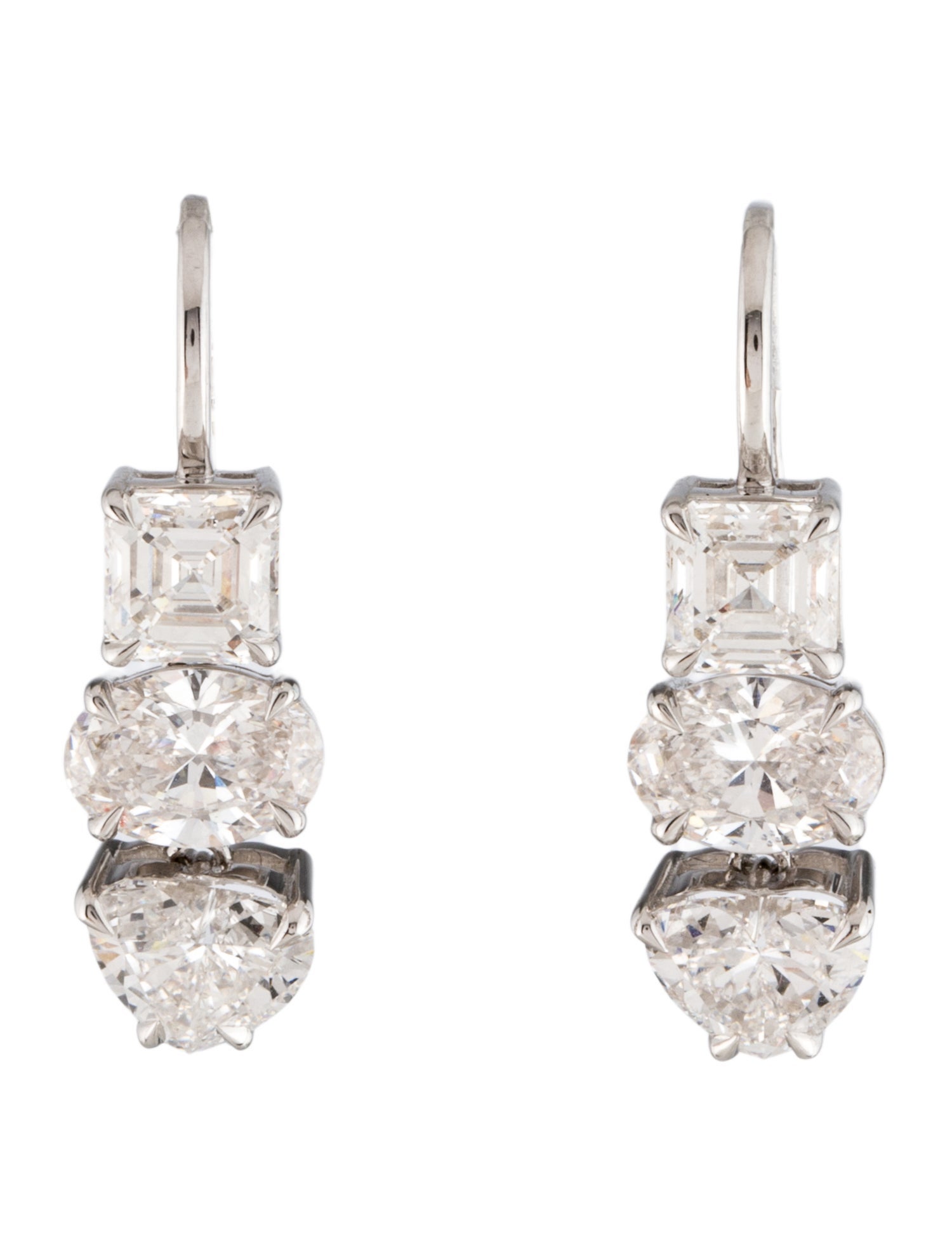 Earrings 14K 4.86ctw Lab-Grown Diamond Drop Earrings