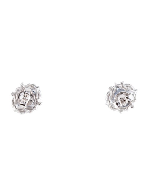 Earrings 14K Sapphire & Diamond Stud Earrings