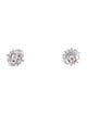 Earrings 14K Sapphire & Diamond Stud Earrings