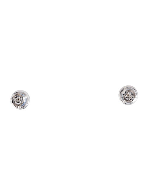 Earrings 14K Sapphire & Diamond Stud Earrings