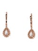 Earrings 14K 1.95ctw Morganite & Diamond Drop Earrings