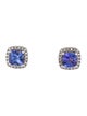 Earrings 14K 2.20ctw Tanzanite & Diamond Stud Earrings