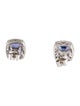 Earrings 14K 2.20ctw Tanzanite & Diamond Stud Earrings