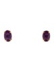 Earrings 18K Amethyst Stud Earrings