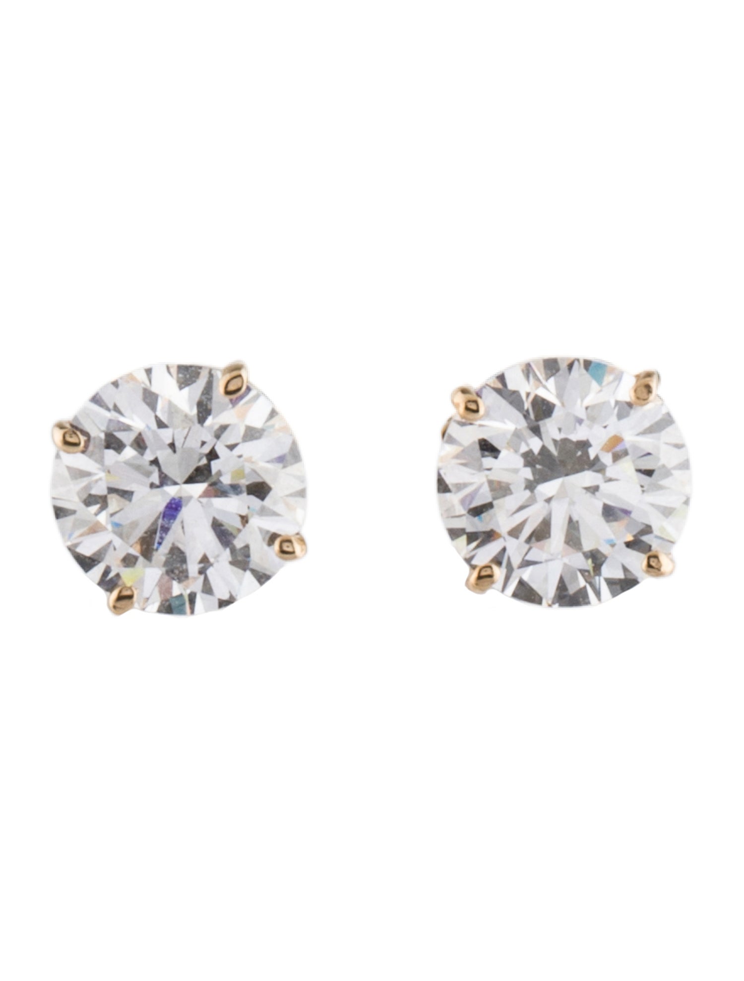 Earrings 14K 3.00ctw Lab-grown Diamond Stud Earrings
