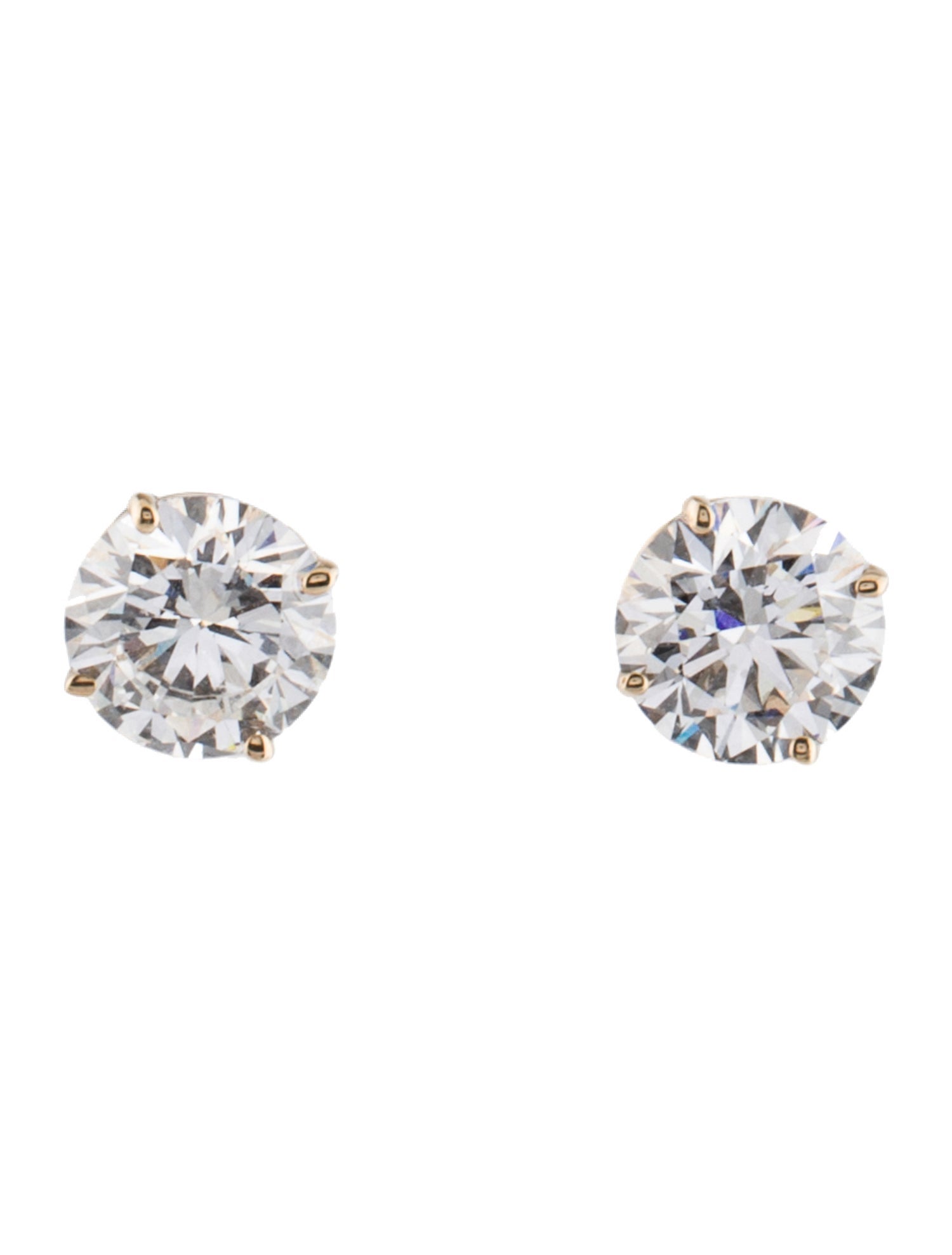 Earrings 14K 3.00ctw Lab-grown Diamond Stud Earrings