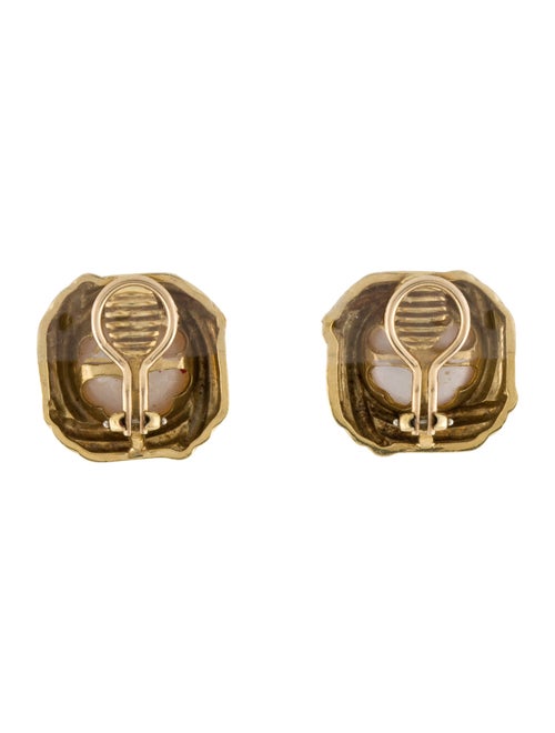 Earrings 18K Mabè Pearl Clip-On Earrings