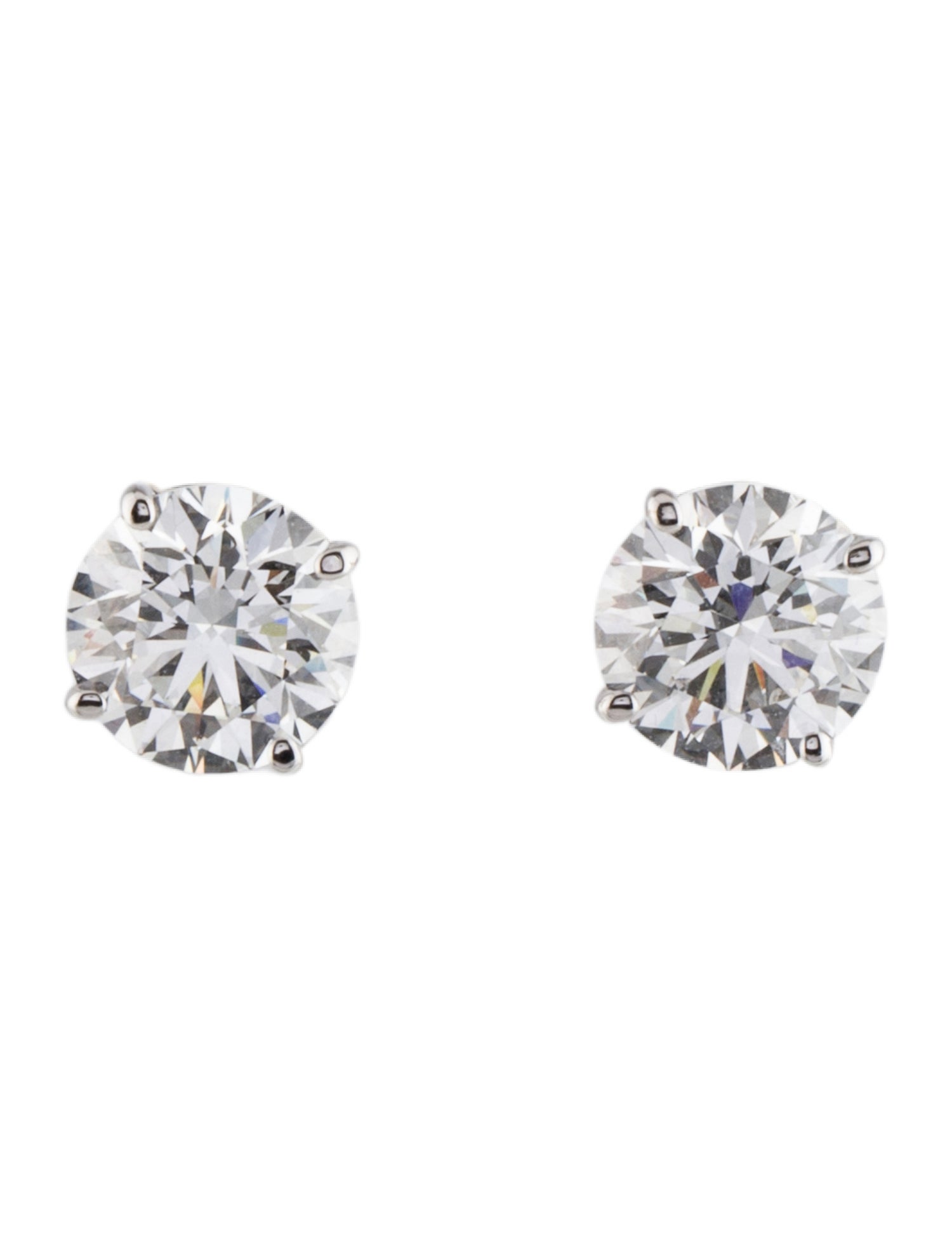 Earrings 14K 4.00ctw Lab-grown Diamond Stud Earrings