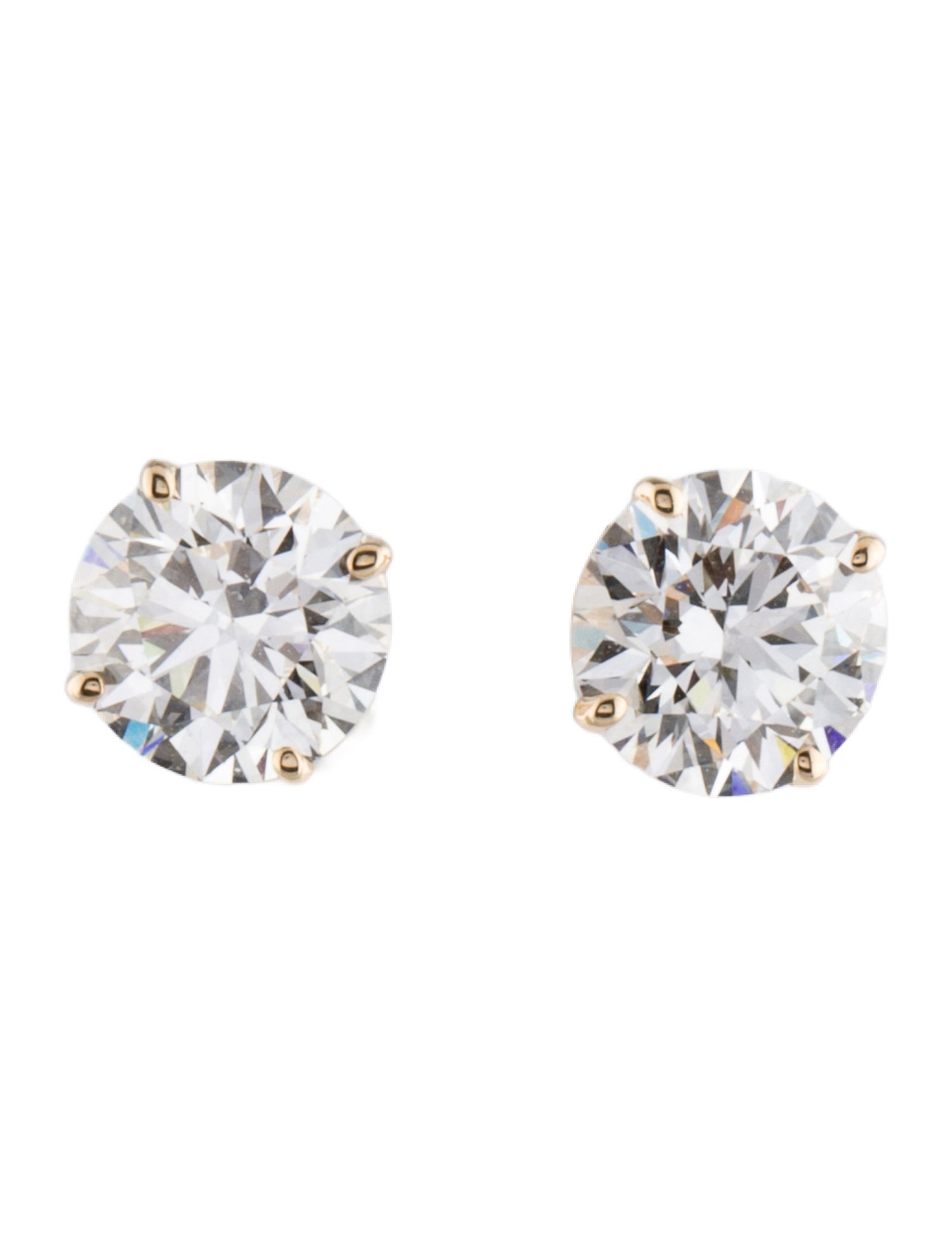Earrings 14K 4.00ctw Lab-grown Diamond Stud Earrings