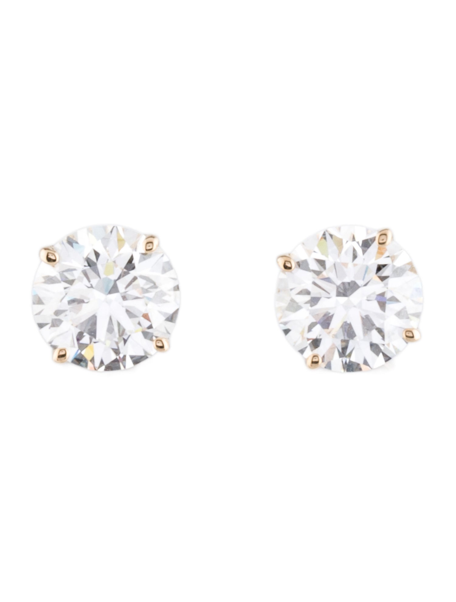 Earrings 14K 4.00ctw Lab-grown Diamond Stud Earrings