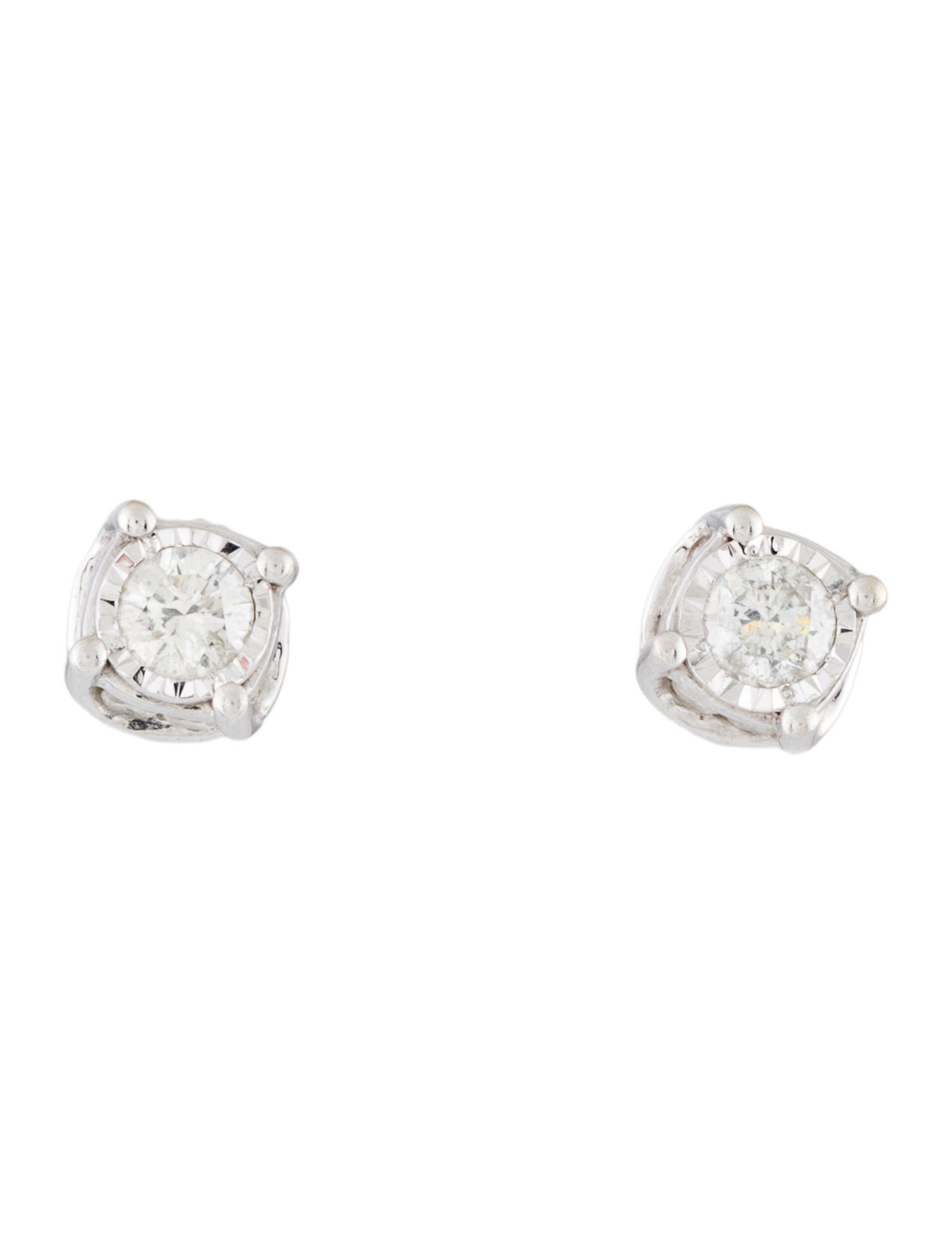 Earrings 14K 1.12ctw Diamond Stud
