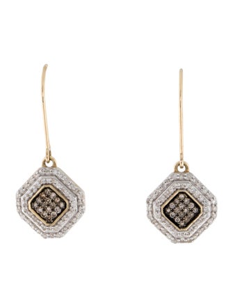 Earrings 14K Diamond Drop Earrings