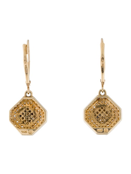 Earrings 14K Diamond Drop Earrings