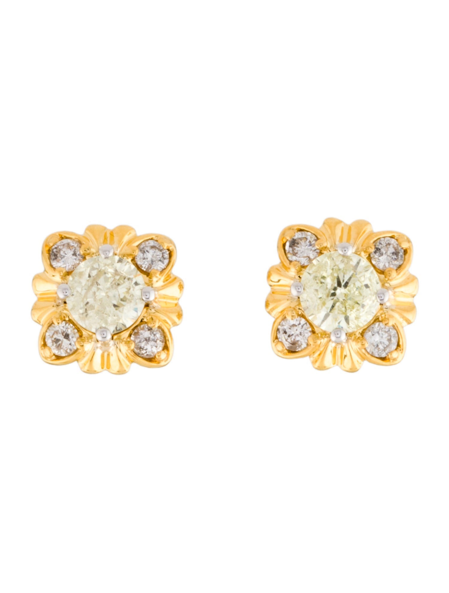 Earrings 14K Diamond Stud