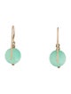 Earrings 10K Jadeite Drop Earrings