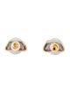 Earrings 14K Parti-Colored Tourmaline Stud Earrings