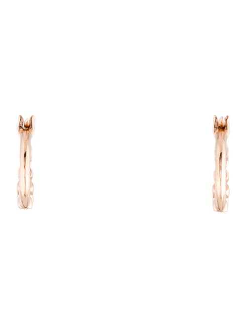 Sofer Jewelry 14K Diamond Huggie Earrings