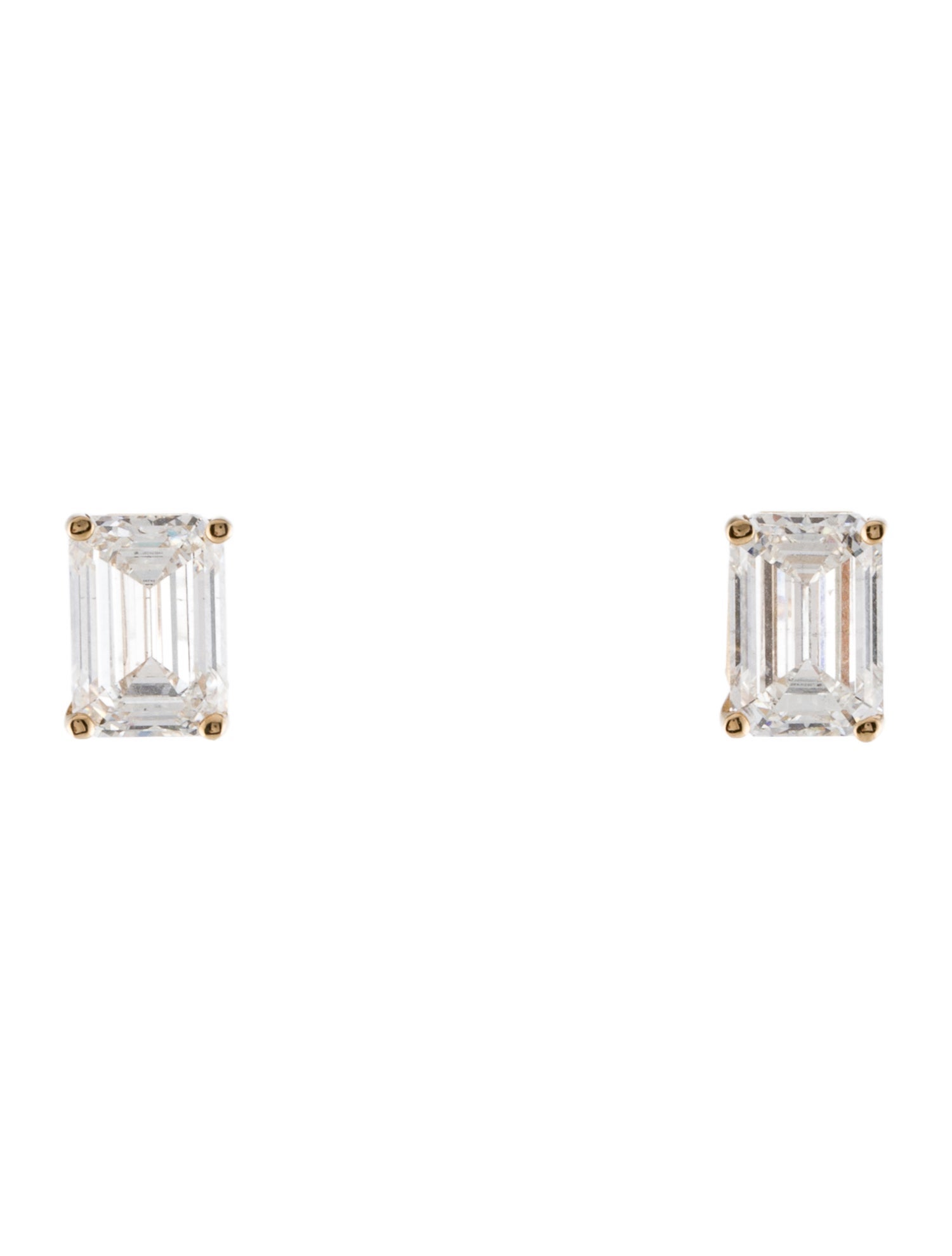 Earrings 14K 3.96ctw Lab-Grown Diamond Stud