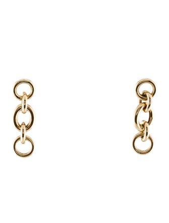 Earrings 14K Chainlink Drop Earrings