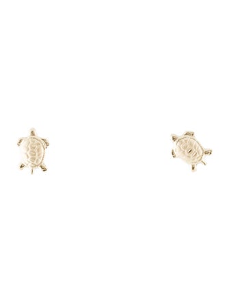 Earrings 14K Turtle Stud Earrings