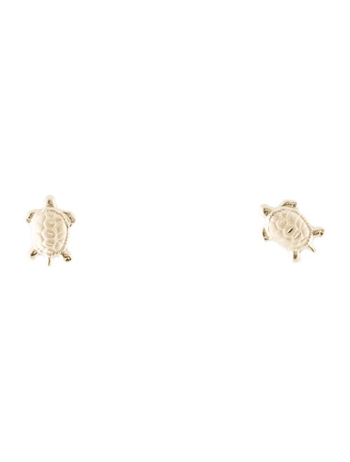 Earrings 14K Turtle Stud Earrings