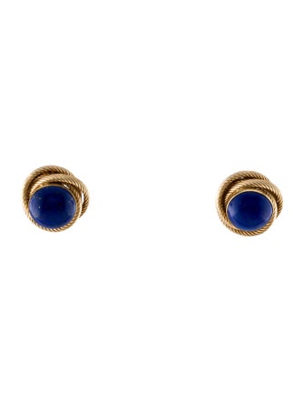 Earrings 14K Peter Brams Designs Lapis Lazuli Stud Earrings