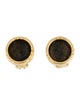 Earrings 18K Plautilla Coin Earclip Earrings