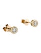 Earrings 14K Diamond Solitaire Stud Earrings