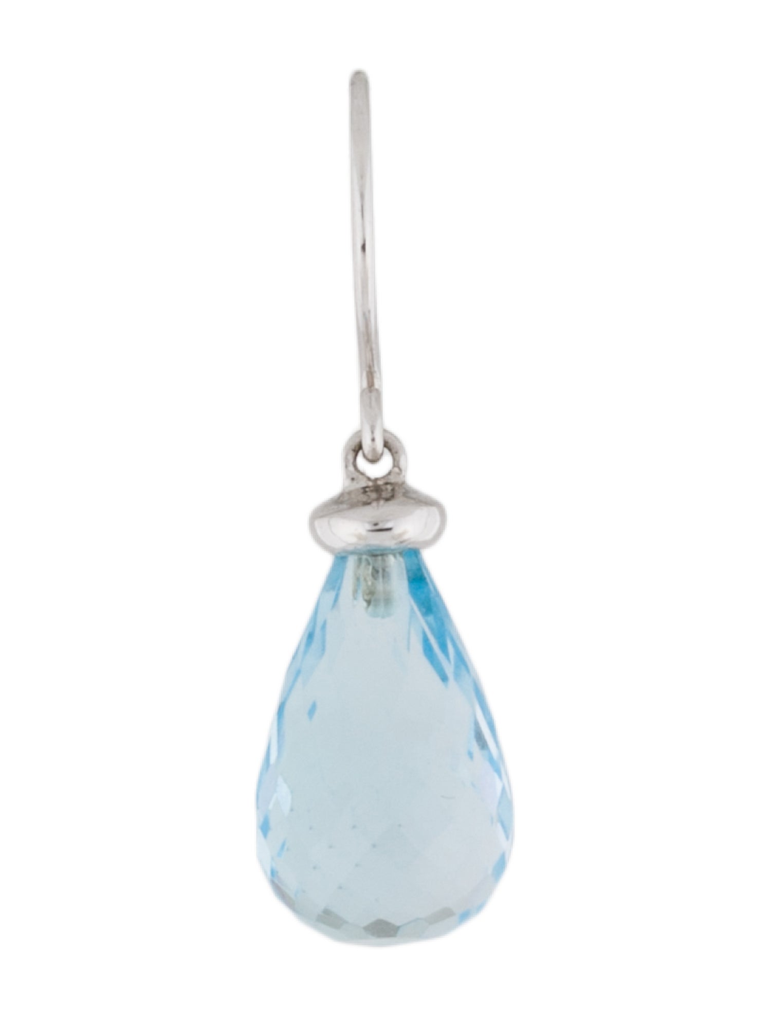 Earrings 14K Topaz Briolette Drop Earring