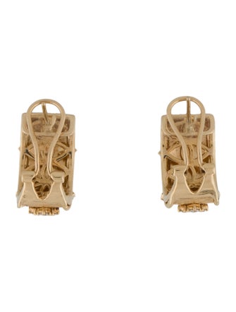 Earrings 18K Diamond Drop Earclips