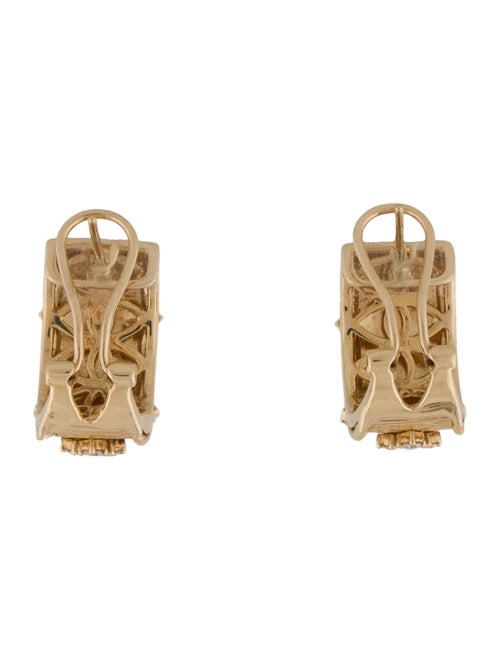 Earrings 18K Diamond Drop Earclips