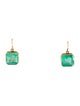 Earrings 14.02ctw Emerald Drop Earrings