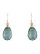 Earrings 14K Aquamarine Drop Earrings