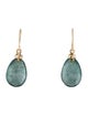 Earrings 14K Aquamarine Drop Earrings
