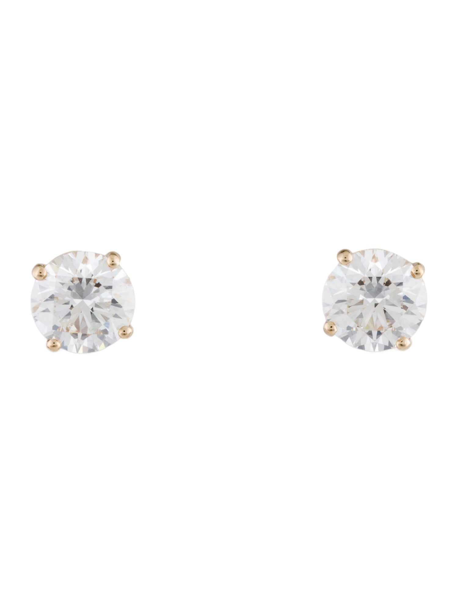 Earrings 14K 3.18ctw Lab-Grown Diamond Stud