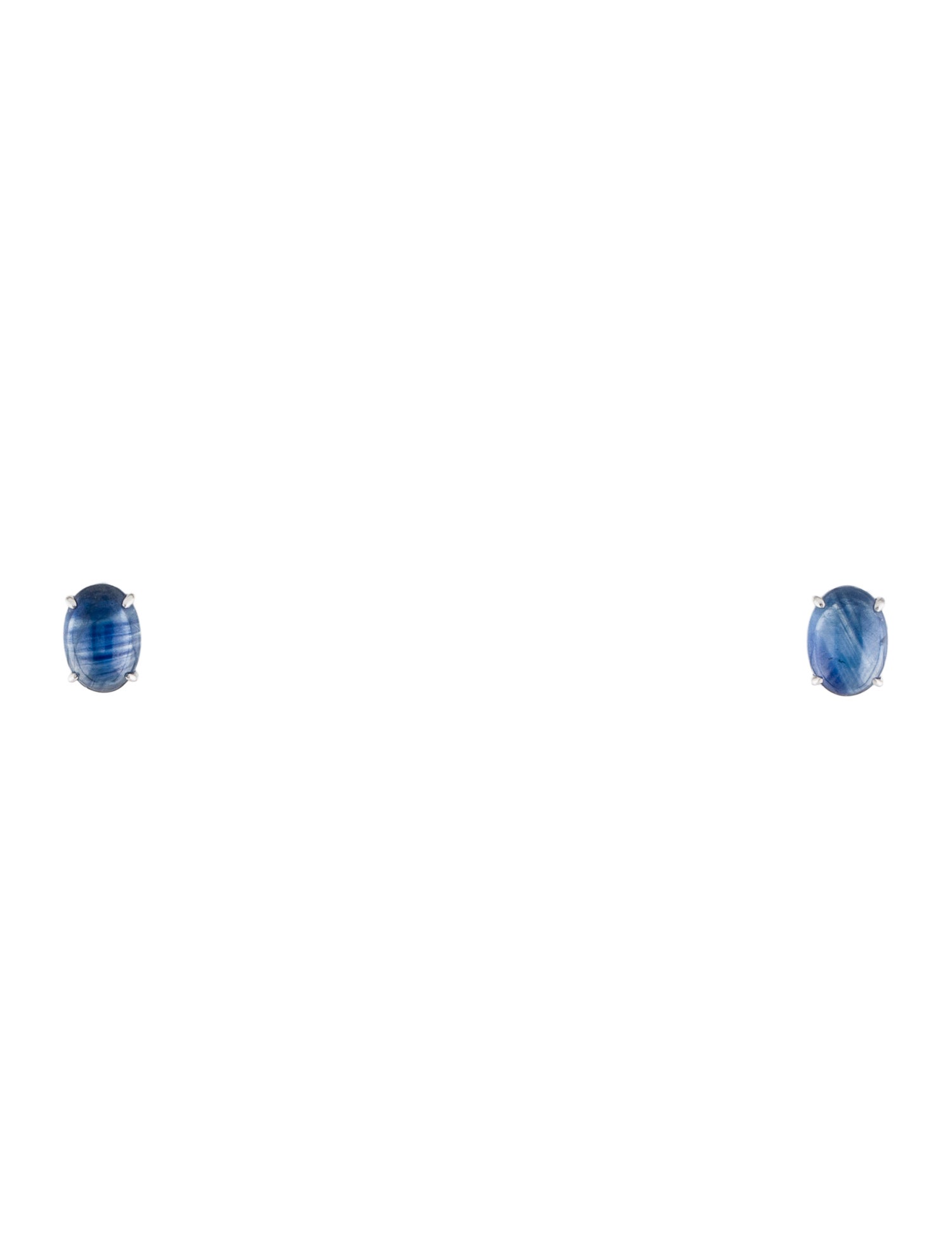 Earrings Platinum 2.53ctw Sapphire Stud Earrings
