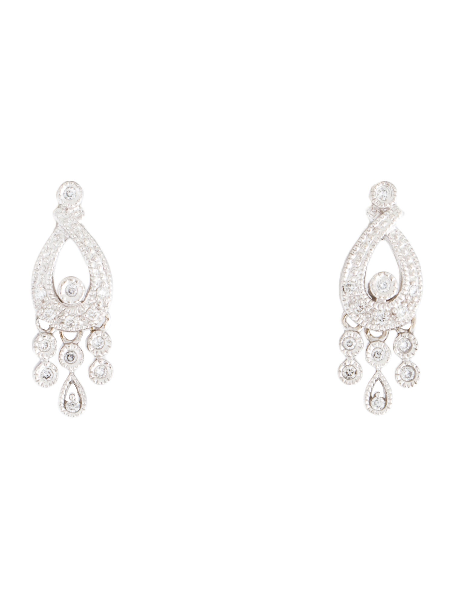 Earrings 14K Diamond Drop