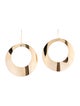 Earrings 14K Oval Drop Earrings