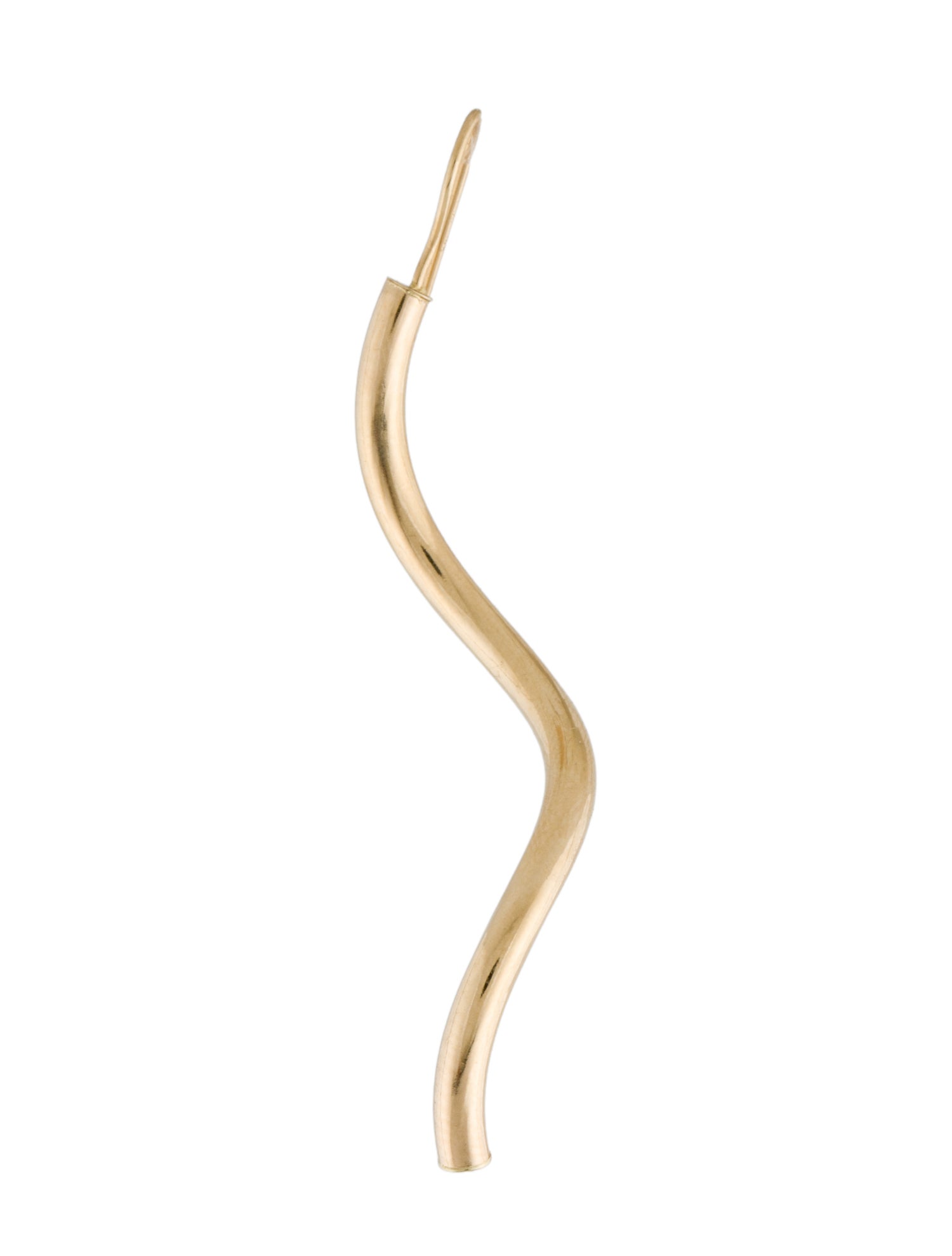 Earrings 14K Tube Drop Earring