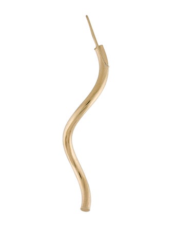 Earrings 14K Tube Drop Earring