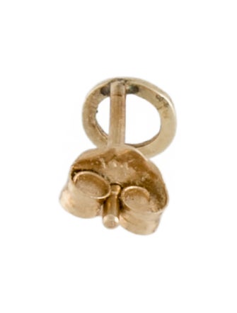 Earrings 14K Circle Stud Earring