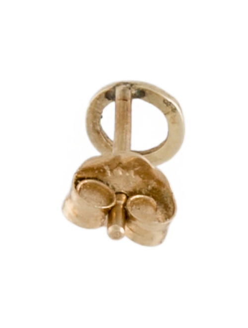 Earrings 14K Circle Stud Earring