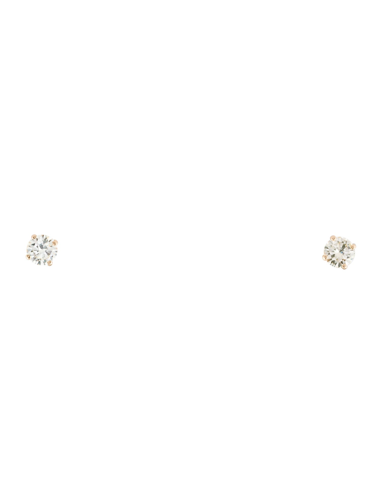 Earrings 18K 1.19ctw Diamond Studs